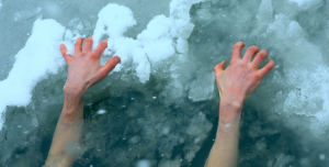 ice-covered lakes, rivers and ponds