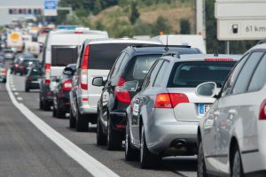 Traffic on the holidays